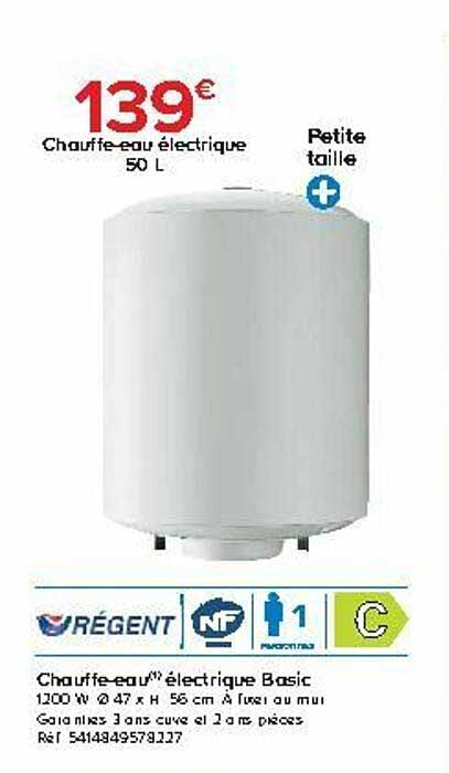 Chauffe-eau électrique Basic Régent