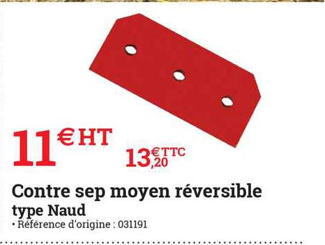 contre sep moyen réversible type naud