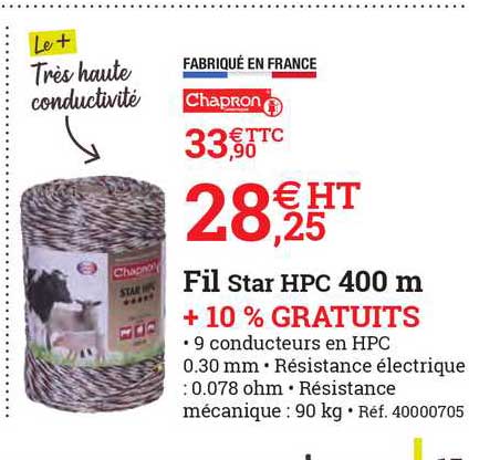 fil star hpc 400 m chapron