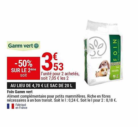 foin gamm vert