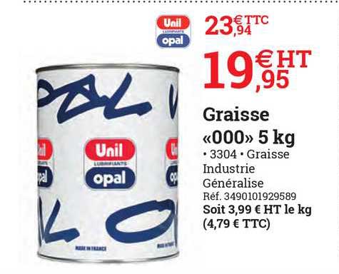Graisse «000» 5 Kg