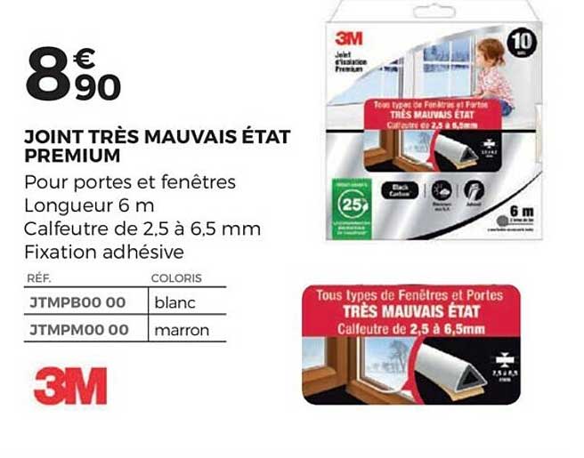 joint très mauvais état premium 3m