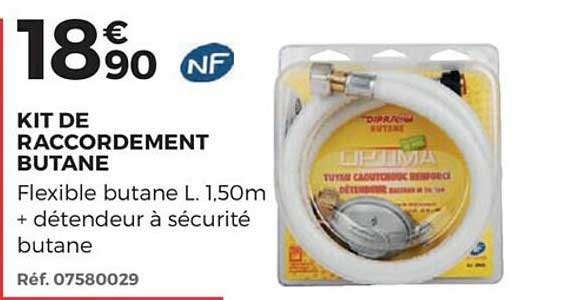 kit de raccordement butane