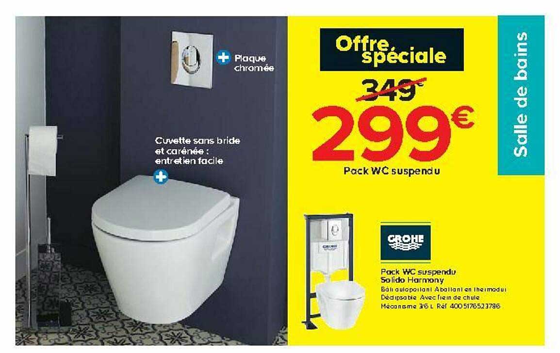 pack wc suspendu solido harmony