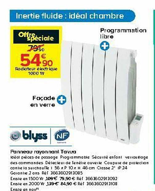 panneau rayonnant tavua blyss