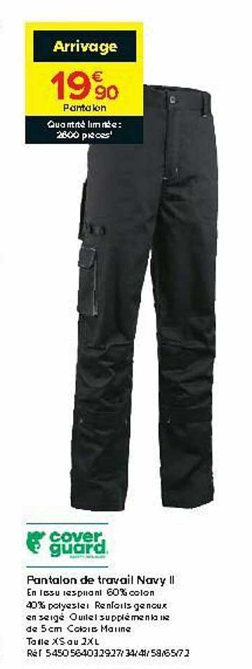 pantalon de travail navy II