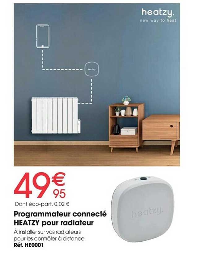 programmateur connecté heatzy pour radiateur
