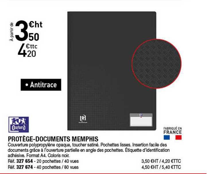 protège-documents memphis oxford