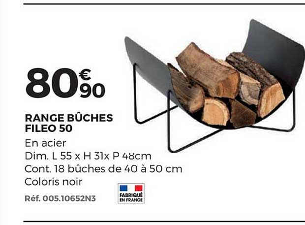 range bûches fileo 50