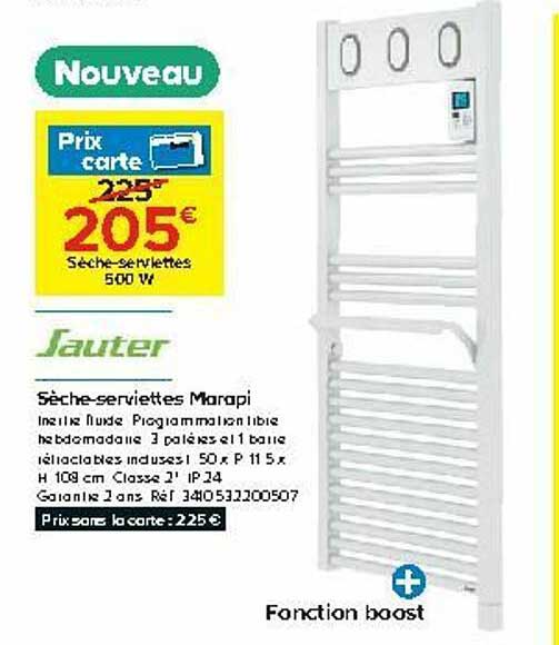 Sèche-serviettes Marapi Sauter