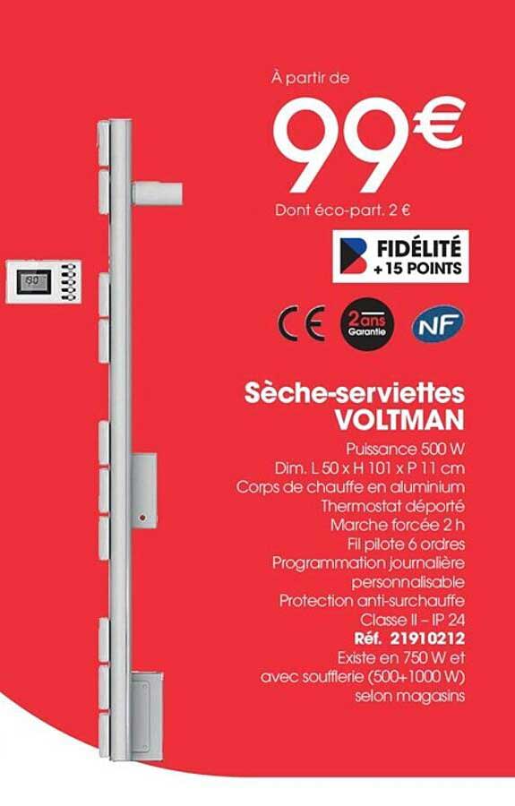 sèche-serviettes voltman