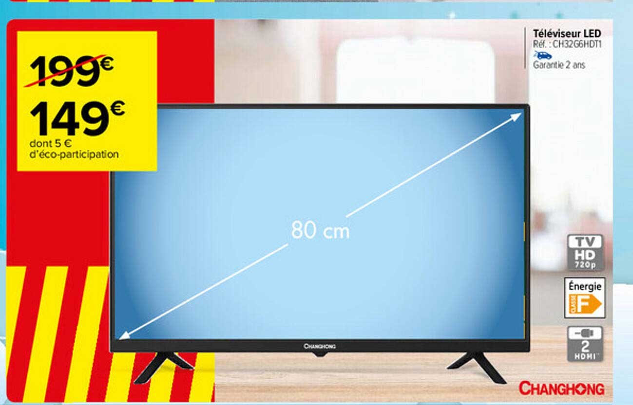 Téléviseur Led Changhong