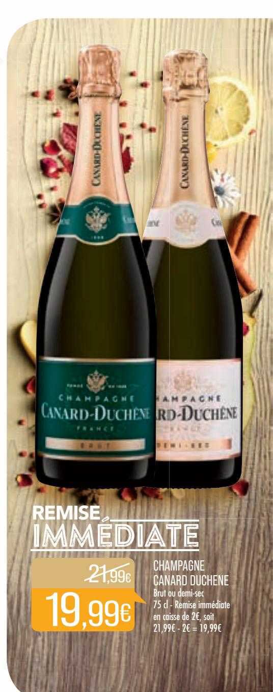 champagne canard duchêne brut ou demi-sec