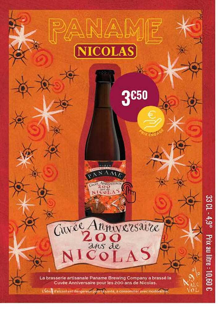 cuvée anniversaire 200 ans de nicolas