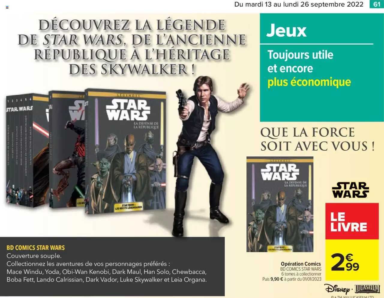 opération comics star wars