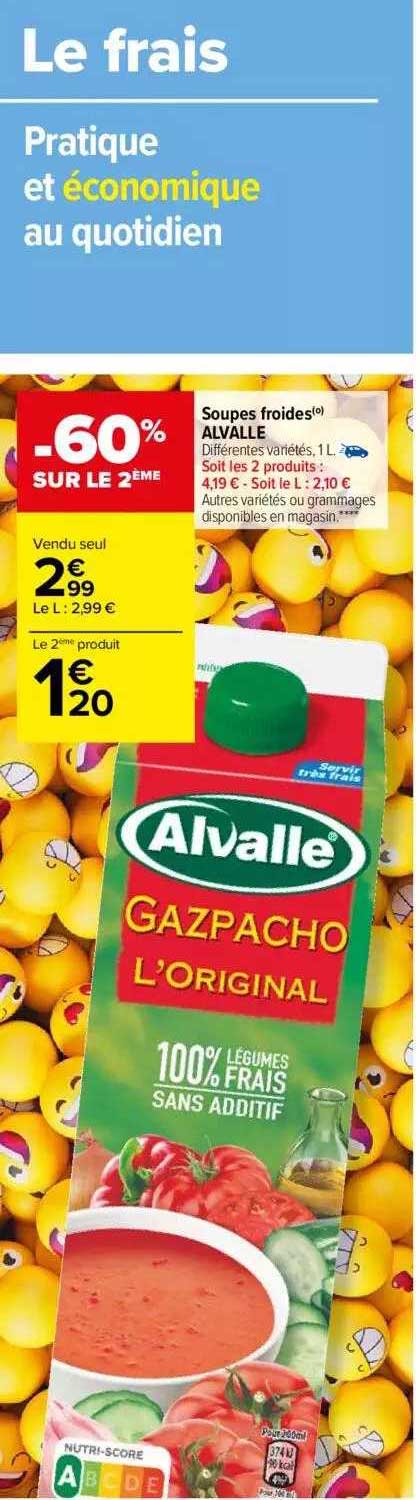 soupes froides alvalle