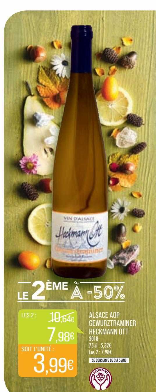 alsace aop gewurztraminer heckmann ott 2018