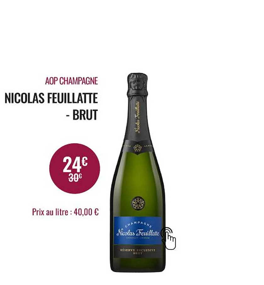 aop champagne nicolas feuillatte - brut