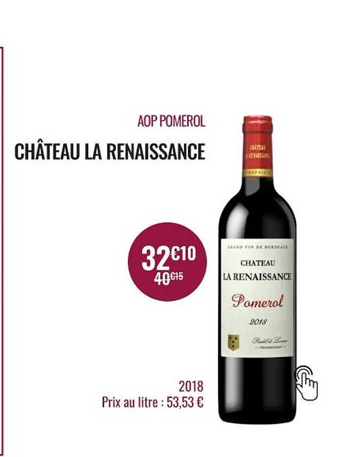 aop pomerol château la renaissance