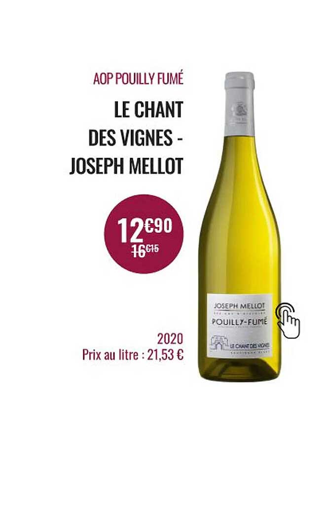 aop pouilly fumé le chant des vignes - joseph mellot