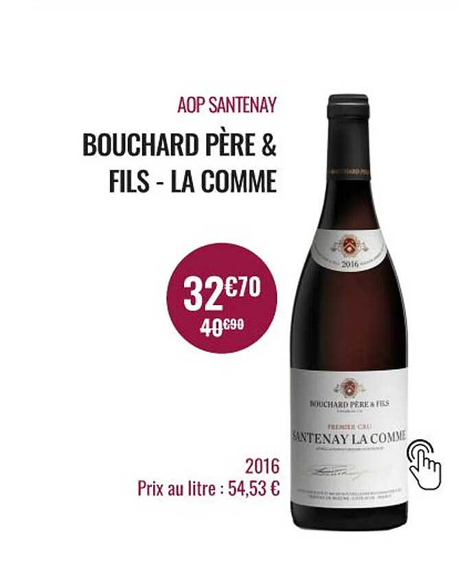 aop santenay bouchard père & fils - la comme