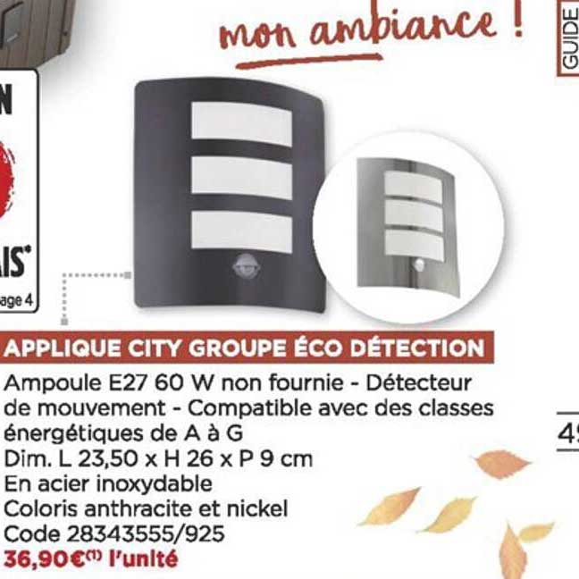 applique city groupe éco détection
