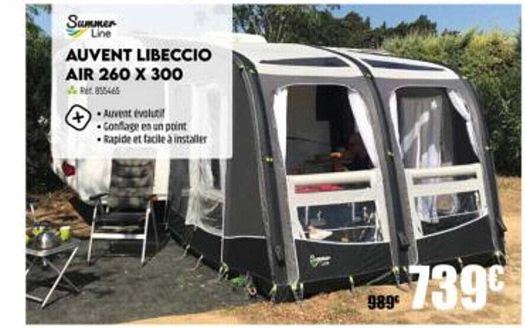 auvent libeccio air 260 x 300 summer line