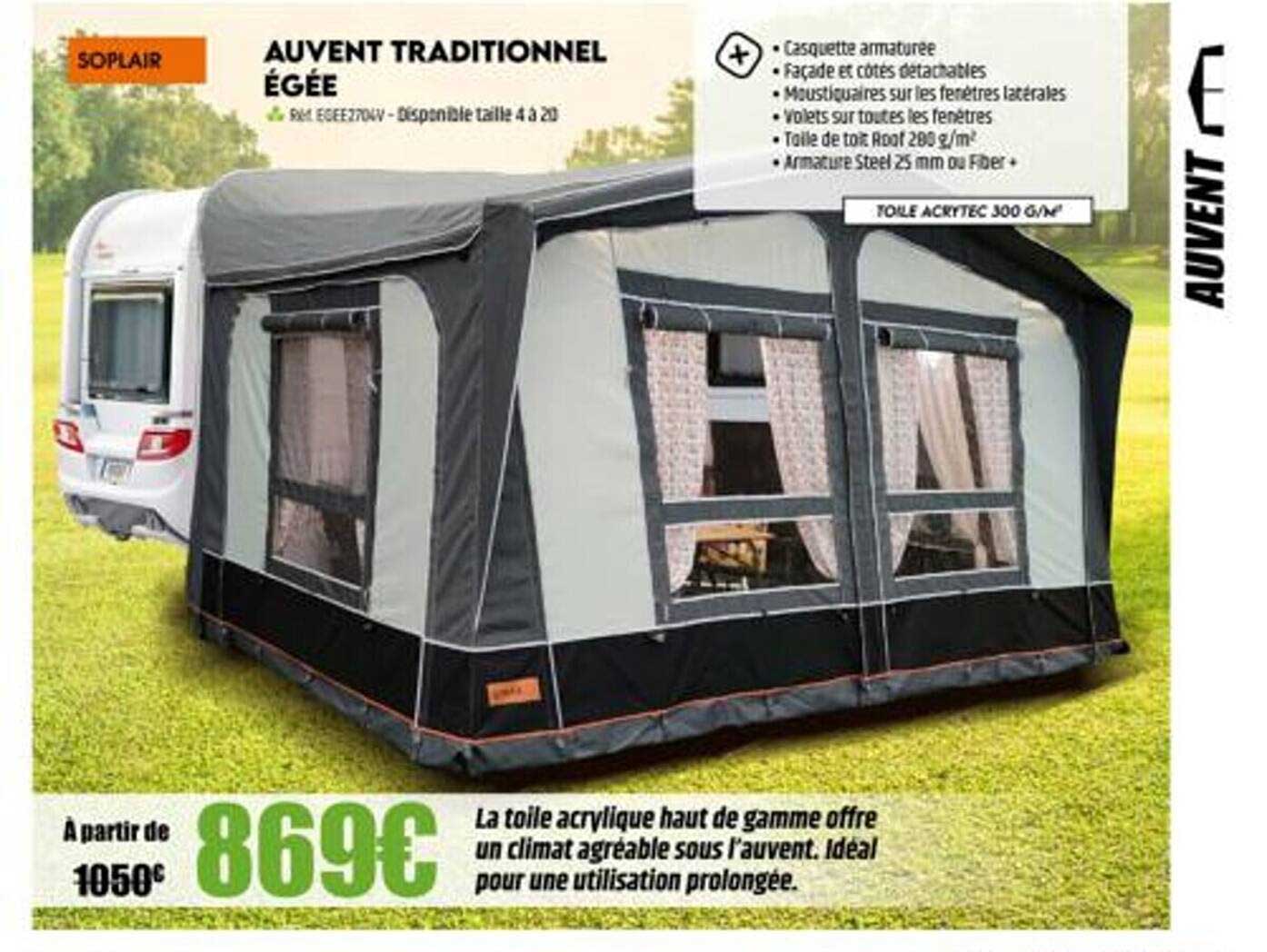 auvent tradionnel égée soplair