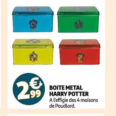 Boîte Métal Harry Potter