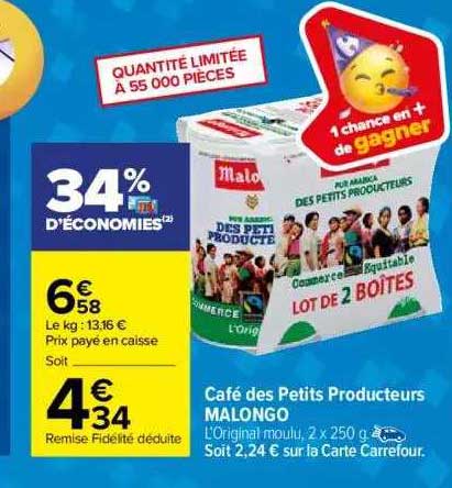 Café Des Petits Producteurs Malongo