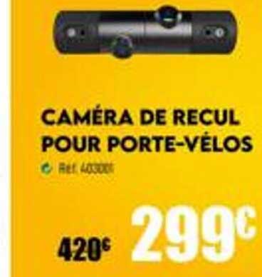 caméra de recul pour porte-vélos