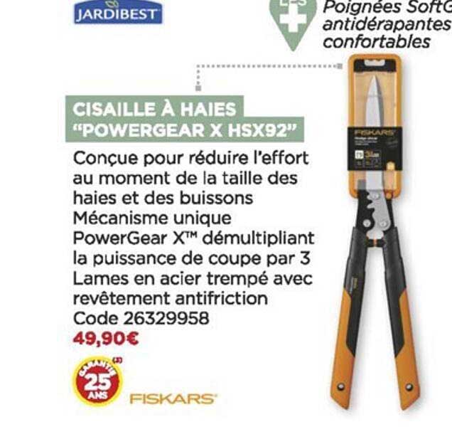 Cisaille à Haies "powergear X Hsx92" Fiskars