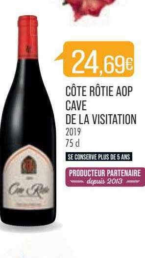 Côtes Rôtie Aop Cave De La Visitation 2019