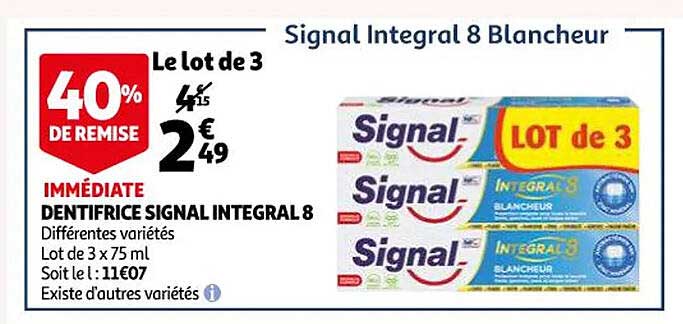 Dentifrice Signal Intégral 8