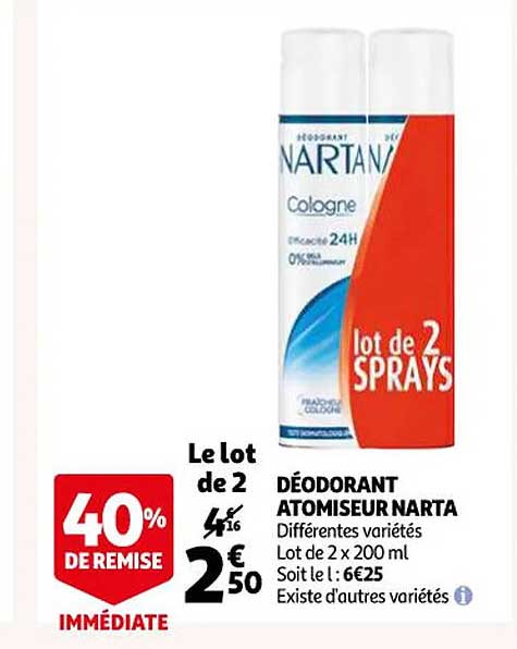 Déodorant Atomiseur Narta