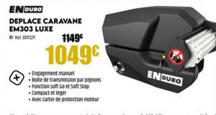 déplace caravane em303 luxe en duro