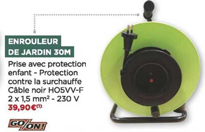 enrouleur de jardin 30m go on!