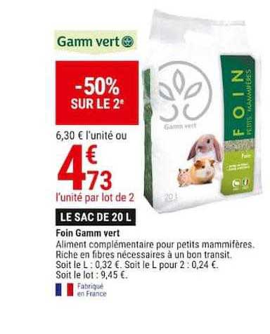 foin gamm vert