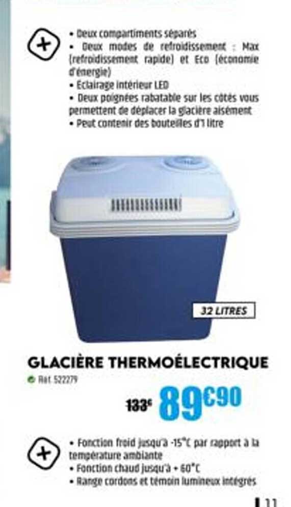 glacière thermoélectrique
