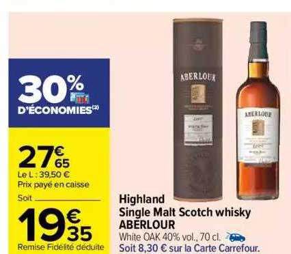 highland single malt scotch whisky aberlour