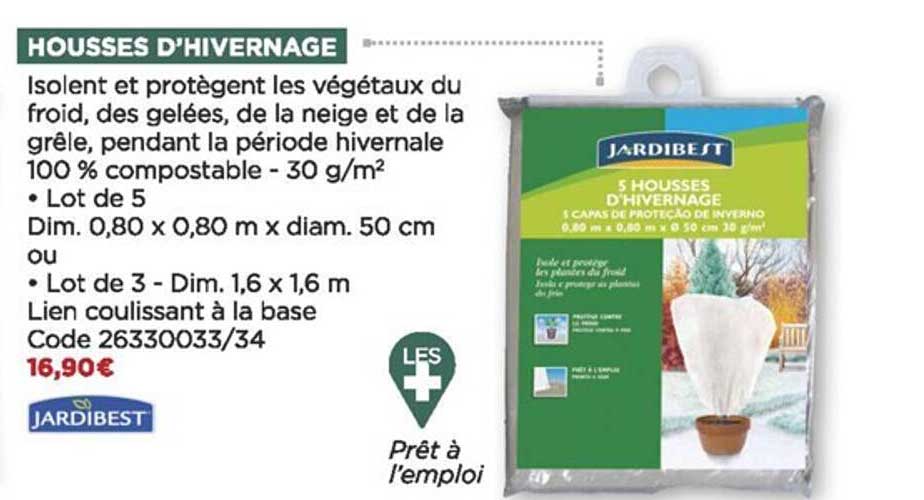 housses d'hivernage jardibest