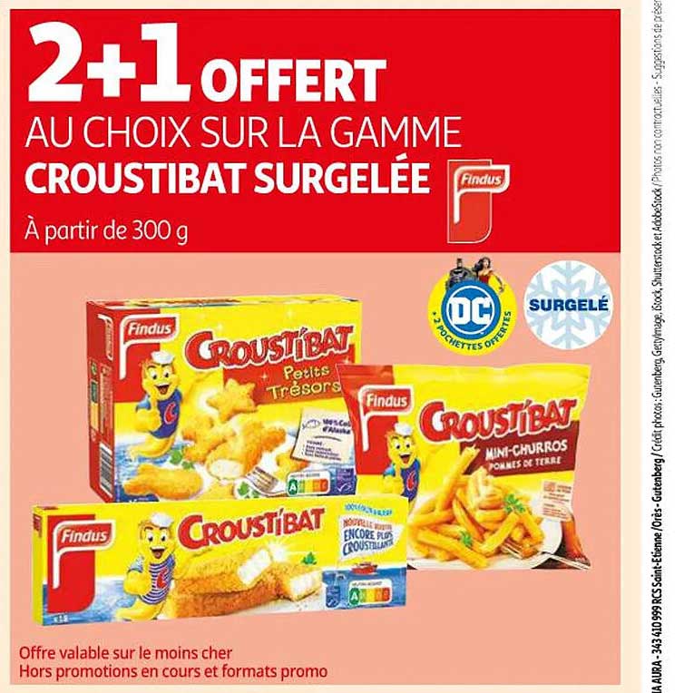 La Gamme Croustibat Surgelée Findus