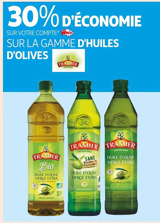 La Gamme D'huiles D'olives Tramier