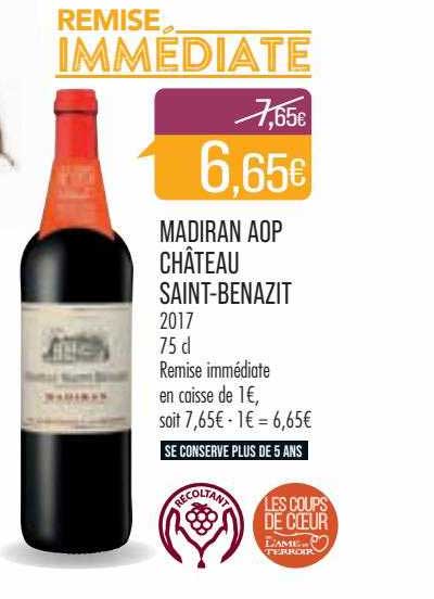madiran aop château saint-benazit 2017