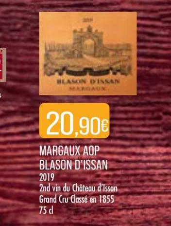 margaux aop blason d'issan 2019