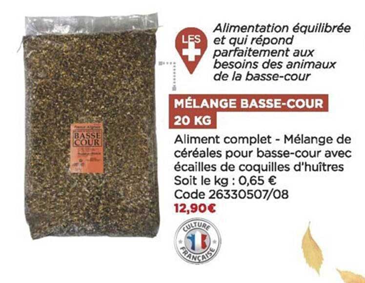 mélange basse-cour 20 kg