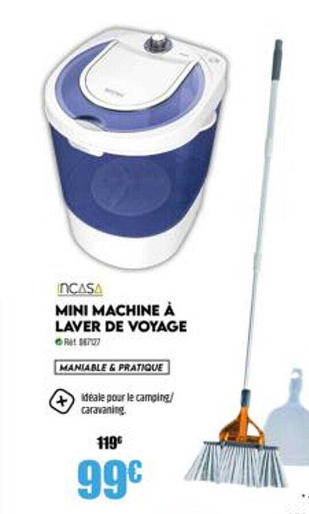 Mini Machine à Laver De Voyage Incasa