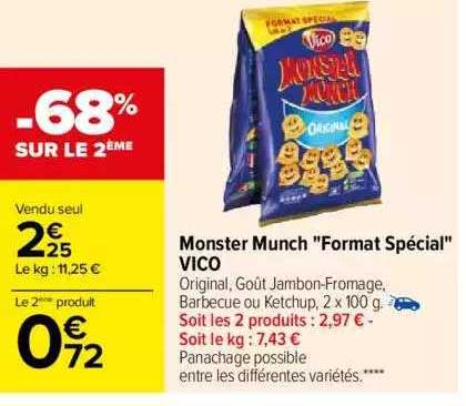 monster munch "format spécial" vico