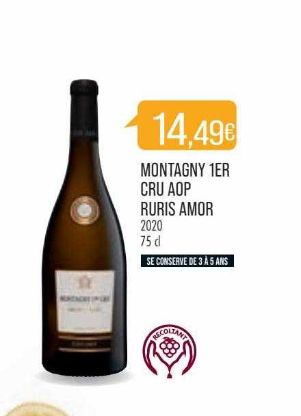 montagny 1er cru aop ruris amor 2020