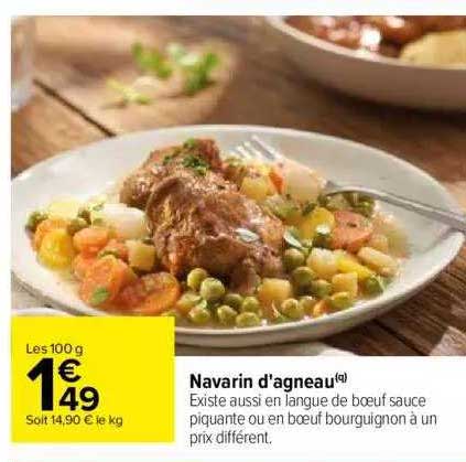 navarin d'agneau